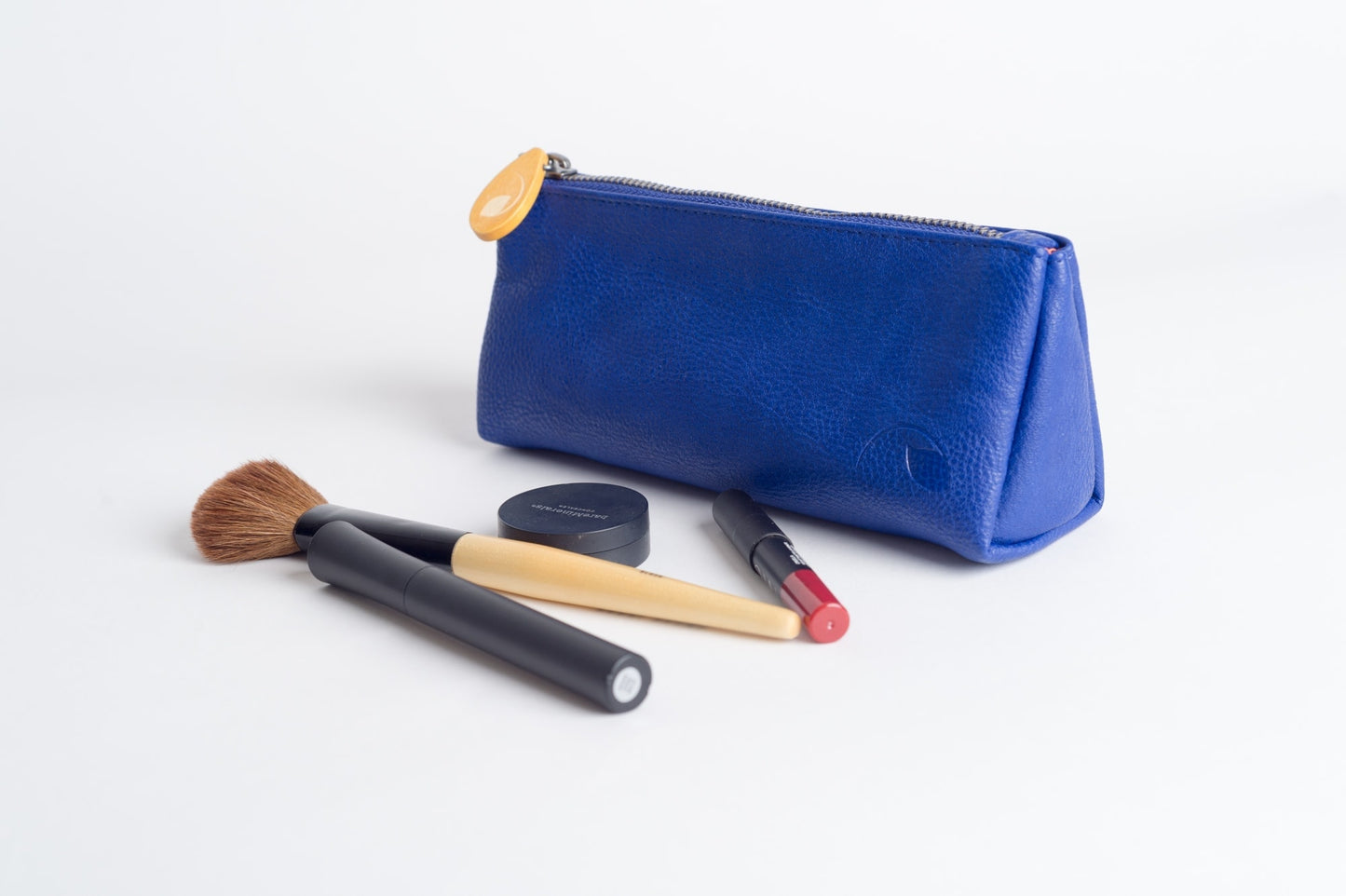 stylish heavy duty woven canvas makeup clutch pouch for daily travel packs