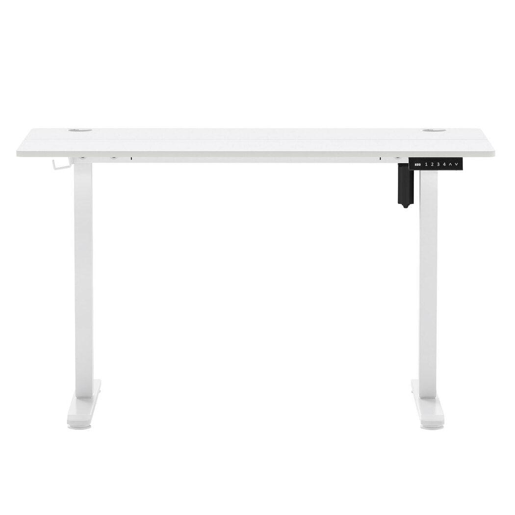 premium electric standing desk with smooth height adjustable motor controls