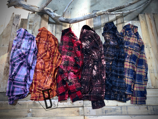 classic plaid flannel button down shirt crafted from soft woven cotton